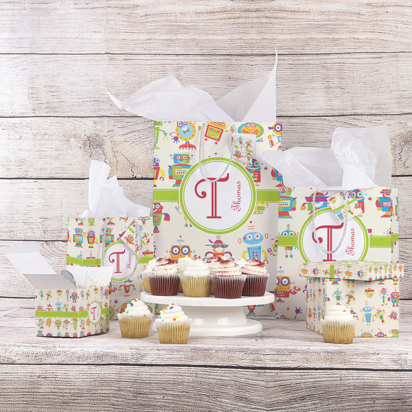 Rocking Robots Gift Bags - In Context