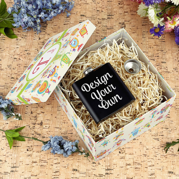 Rocking Robots Gift Boxes with Lid - Canvas Wrapped - Large - In Context