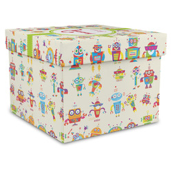 Rocking Robots Gift Box with Lid - Canvas Wrapped - X-Large (Personalized)