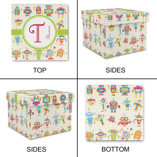 Rocking Robots Gift Boxes with Lid - Canvas Wrapped - XX-Large - Approval