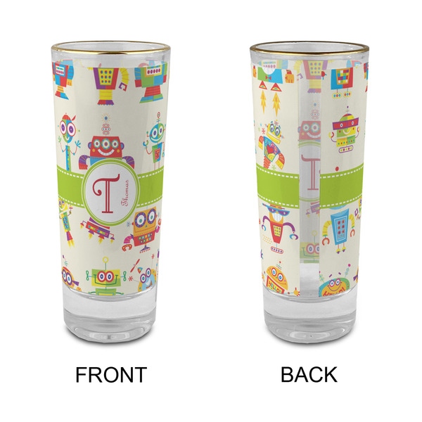 Rocking Robots Glass Shot Glass - 2 oz - Single - APPROVAL