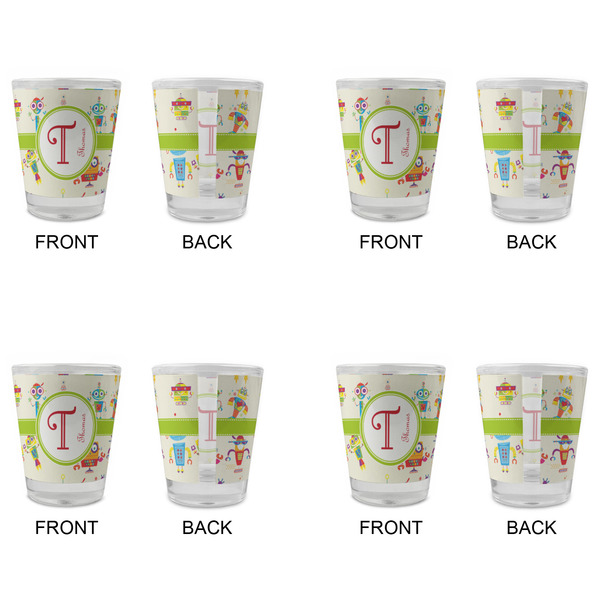 Rocking Robots Glass Shot Glass - Standard - Set of 4 - APPROVAL