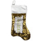 Rocking Robots Gold Sequin Stocking - Front