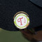 Rocking Robots Golf Ball Marker Hat Clip - Gold - On Hat