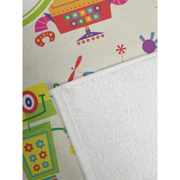 Rocking Robots Golf Towel - Detail