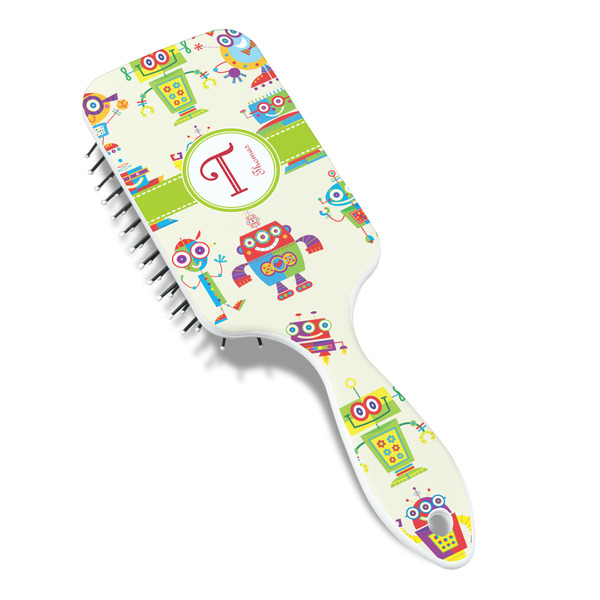 Rocking Robots Hair Brush - Angle View