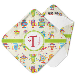Rocking Robots Hooded Baby Towel (Personalized)