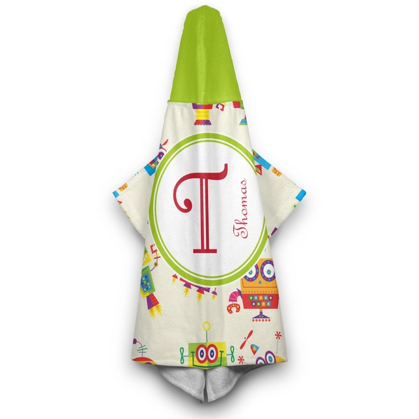 Rocking Robots Hooded Towel - Hanging