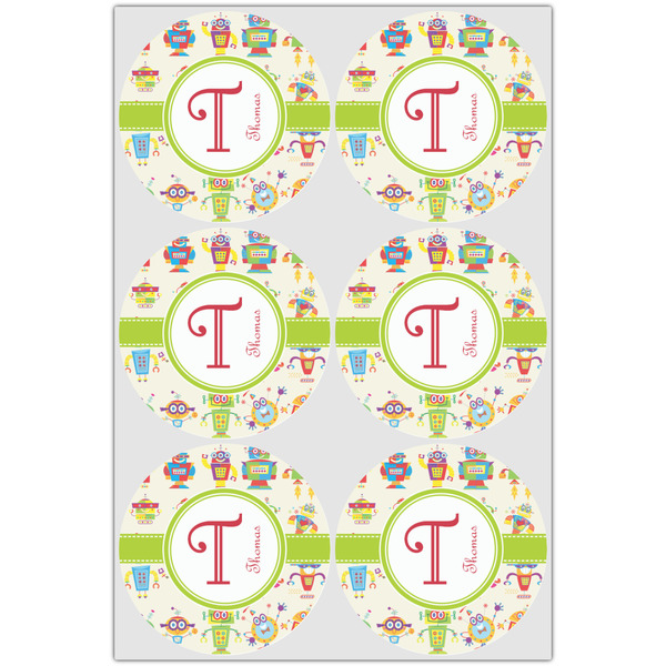 Rocking Robots Icing Circle - Large - Set of 6