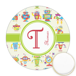 Rocking Robots Printed Cookie Topper - 2.5" (Personalized)