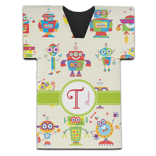 Rocking Robots Jersey Bottle Cooler - Set of 4 - FRONT (flat)