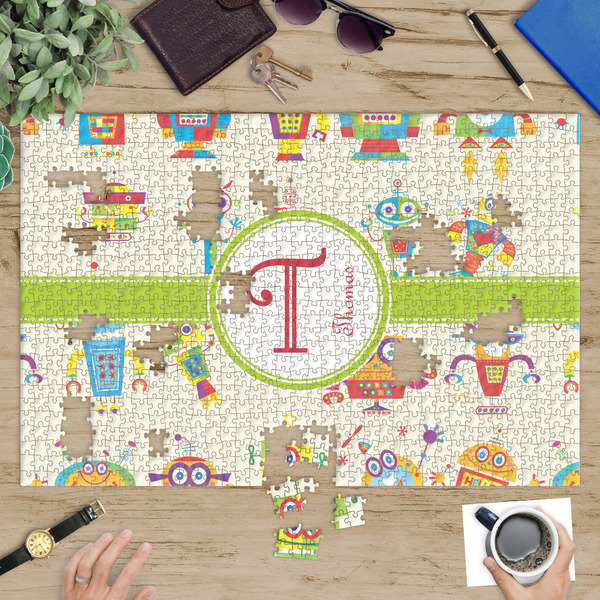 Rocking Robots Jigsaw Puzzle 1014 Piece - In Context