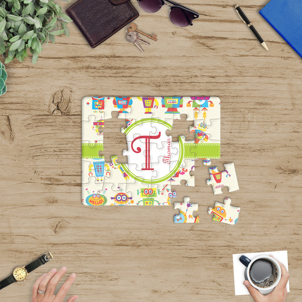 Rocking Robots Jigsaw Puzzle 30 Piece - In Context