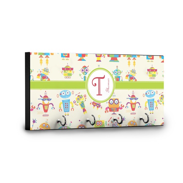 Rocking Robots Key Hanger - Front View with Hooks