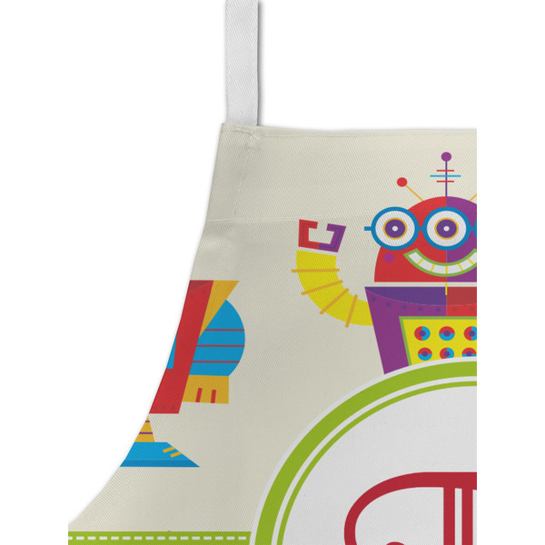 Rocking Robots Kid's Aprons - Detail