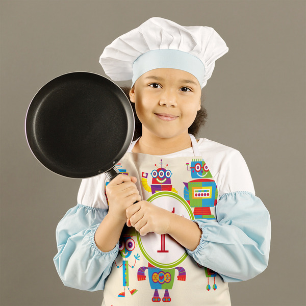 Rocking Robots Kid's Aprons - Medium - Lifestyle