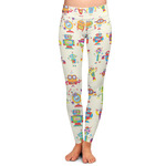 Rocking Robots Ladies Leggings - Extra Small