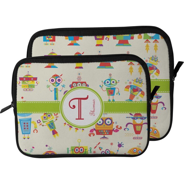 Rocking Robots Laptop Sleeve (Size Comparison)