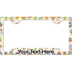 Rocking Robots License Plate Frame - Style C (Personalized)