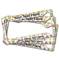 Rocking Robots License Plate Frame (Personalized)