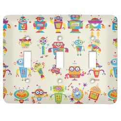 Rocking Robots Light Switch Cover (3 Toggle Plate)
