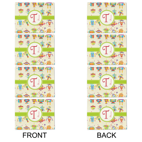 Rocking Robots Linen Placemat - APPROVAL Set of 4 (double sided)