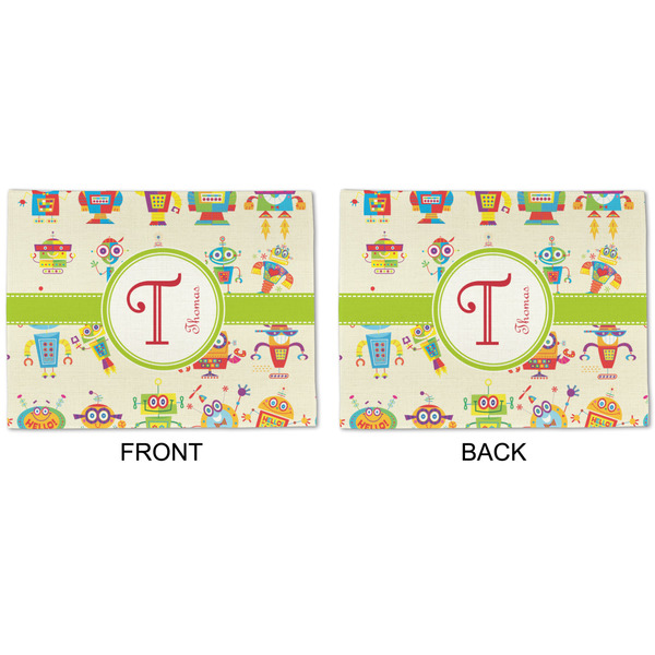 Rocking Robots Linen Placemat - APPROVAL (double sided)