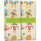 Rocking Robots Linen Placemat - Folded Half (double sided)