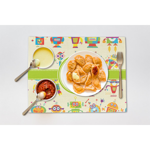 Rocking Robots Linen Placemat - Lifestyle (single)