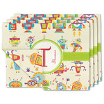 Rocking Robots Linen Placemat w/ Name and Initial