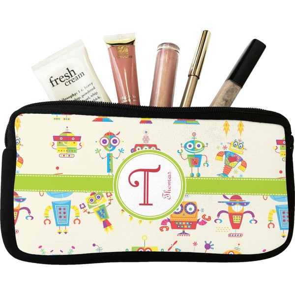 Custom Rocking Robots Makeup / Cosmetic Bag - Small (Personalized)