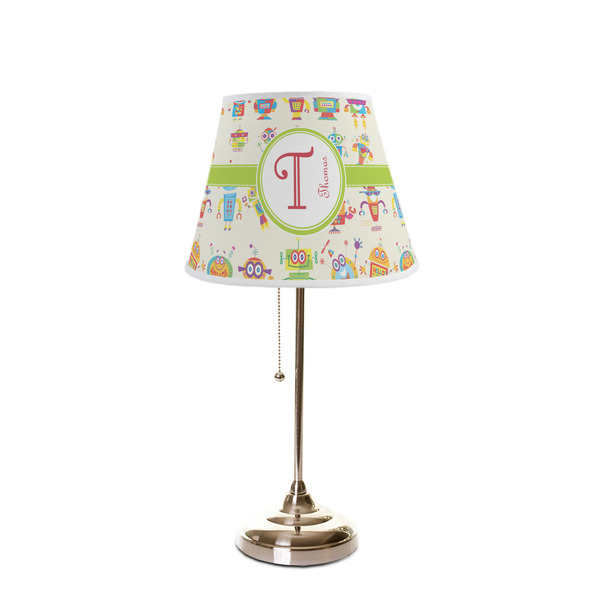 Rocking Robots Poly Film Empire Lampshade - On Stand