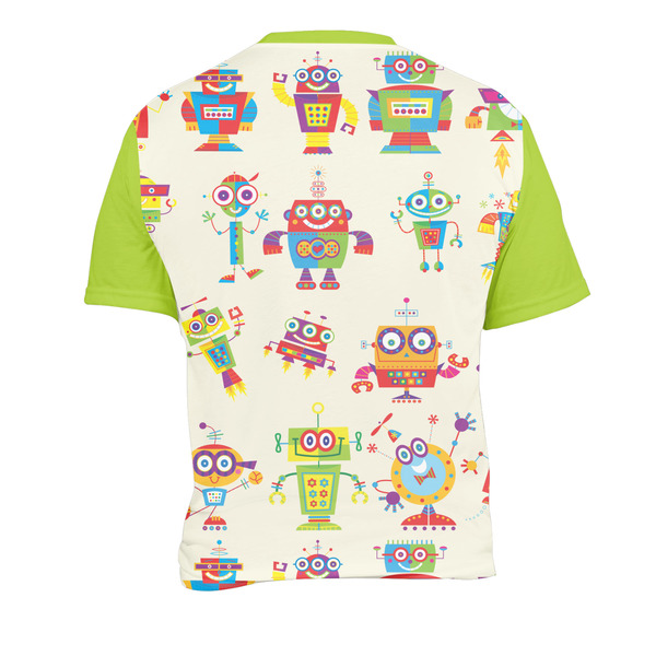 Rocking Robots Men's Crew Neck T Shirt Medium - Back