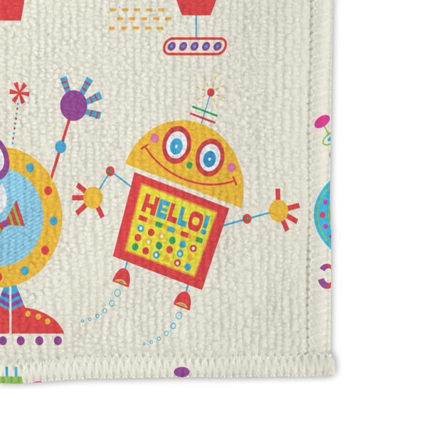 Rocking Robots Microfiber Dish Rag - DETAIL