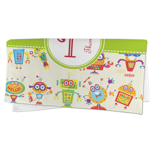 Rocking Robots Microfiber Dish Rag - FOLDED (half)