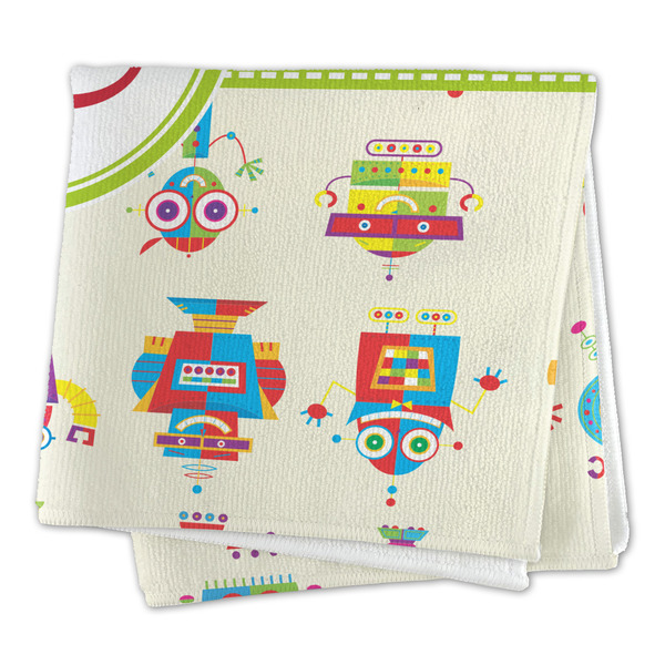 Rocking Robots Microfiber Dish Rag - FOLDED (square)