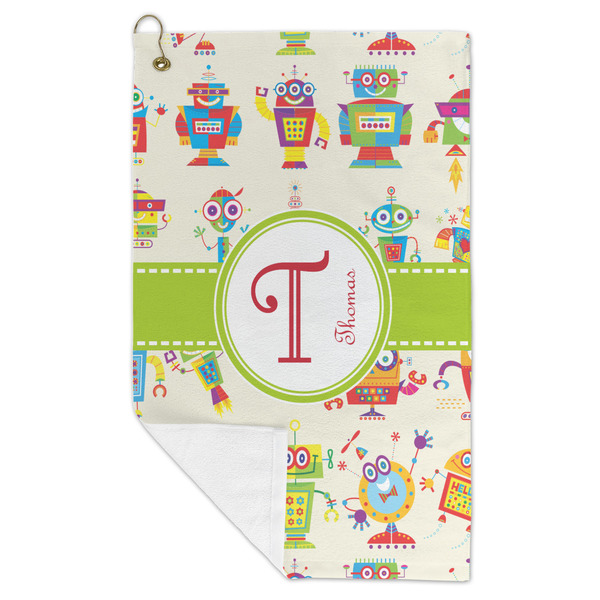 Rocking Robots Microfiber Golf Towels - FOLD