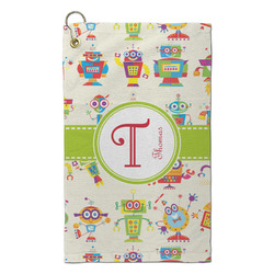 Rocking Robots Microfiber Golf Towel - Small (Personalized)