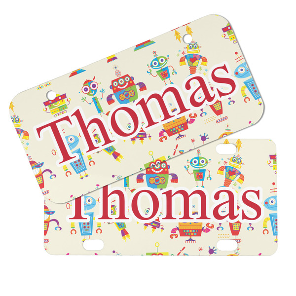Rocking Robots Mini License Plates - MAIN (4 and 2 Holes)