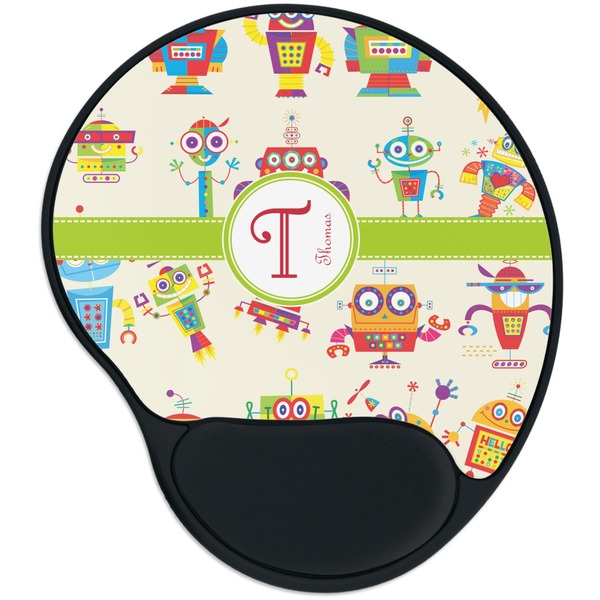 Custom Rocking Robots Mouse Pad with Wrist Support
