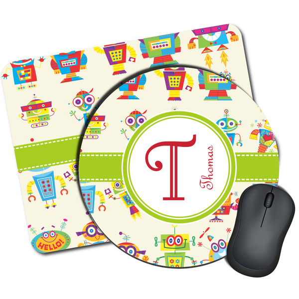 Custom Rocking Robots Mouse Pad (Personalized)