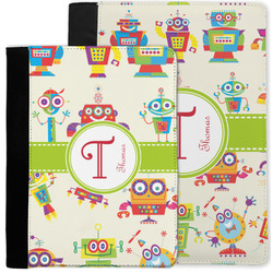 Rocking Robots Notebook Padfolio w/ Name and Initial