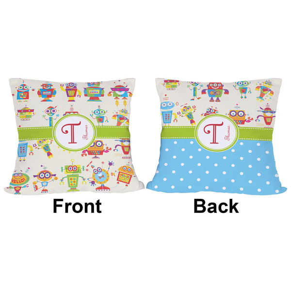 Rocking Robots Outdoor Pillow - 16x16