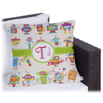Rocking Robots Outdoor Pillow - 16" (Personalized)
