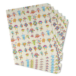 Rocking Robots Binder Tab Divider - Set of 6 (Personalized)