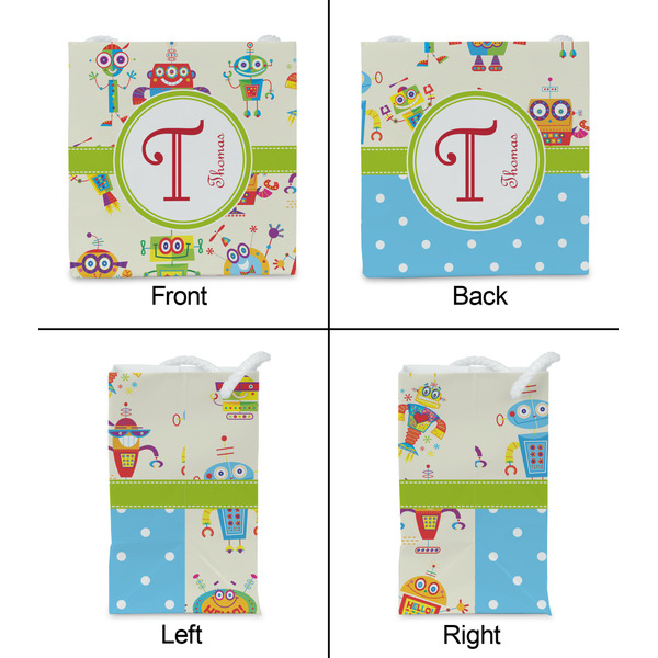 Rocking Robots Party Favor Gift Bag - Gloss - Approval