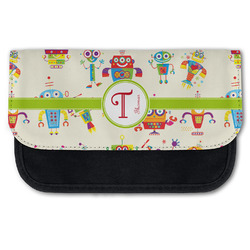 Rocking Robots Canvas Pencil Case w/ Name and Initial
