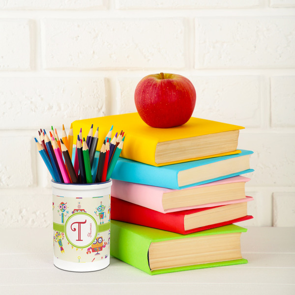 Rocking Robots Pencil Holder - LIFESTYLE pencil