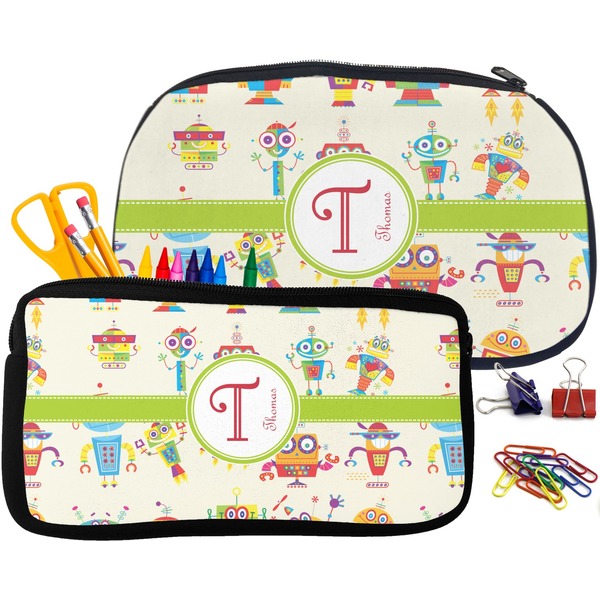 Rocking Robots Pencil / School Supplies Bags Small and Medium