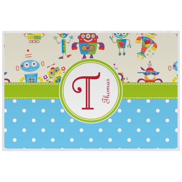 Rocking Robots Personalized Placemat (Back)